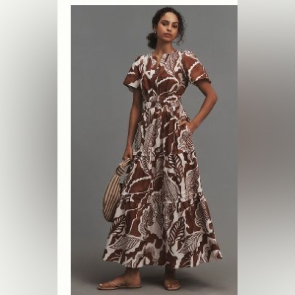 Anthropologie The Somerset Maxi dress L